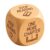 Game Dice Wooden Reading Choice Cube