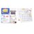 GAMENOTE Double Sided Magnetic Letter Board + JoyCat Preschool Learning Activities 48 Reusable Pages, Handwriting Practice for Kids Toddlers