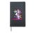 Gamer Girl Cute Unicorn Video Games Gaming Women Teen Girls Hardcover Journal, Black