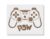 Gaming Stencil – Game Controller Template for Painting, Drawing, DIY Crafts – Reusable Gaming Controller Stencil – Size Options,10‑Inch, 7‑Inch, 5‑Inch, or 3‑Inch (5-Inch Controller)