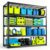 Garage Shelving Unit, 5 Tier Heavy Duty Metal Storage Rack, 72″ H Black