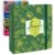 Garden Seed Packet Storage Organizer Binder, 12.4″ x 13.4″ Seed Book Organizer with 40 Flip-Top 4 Pocket Card Binder Pages, 3 Ring D-Ring Leather Seed Storage for Gardeners (Green)