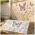 Garden Wall Stencil, Reusable Animal Flower Painting Template，Butterflies