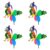 Garden Windmills Adornment Metal Rotating Wind Spinner for Yard Landscape Decorative Large Pinwheels Decorative Stake Cartoon Animal Windmills