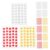 GARIOUANS Small Star Reward Stickers Portable Paper Star Stickers 30sheet Easy to Peel and Stick Motivational Reward for Behavior Chart and Classroom Use for Students and Teachers
