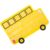 Garneck Bus Shaped Alphabet Pocket Chart Hanging Organizer with Pockets for Classroom and Home, Engages Young Learners in Alphabet and Word Recognition, Sturdy Cloth and Pet Material