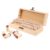 GAROZATION Wooden Alphabet Stamps Set Imprints and Flexible Combination 42pcs with Numbers and Symbols for Card Making and Creative Craft Projects