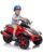 Garvee 12V Kids Electric Ride on Car, Battery Powered Toy Car with 4 MPH Speed Dual Drive Motors 66 Lbs Capacity Toddler Electric Vehicle with Colorful Lights, Music for Ages 3-6, Red