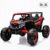 Garvee 24V Kids Electric UTV, Ride on Toy with Charger, Red