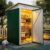 Garvee 5×3 FT Outdoor Storage Shed, Tool Shed with Sloping Roof and Lockable Door, Compact Metal Tool Garden Shed for Garden, Backyard, Patio