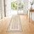 GarveeHome Checkered Area Rug 2×6, No Slip Washable Rug, Modern Bedroom Rug Under Bed Ultra Carpet, Low-Pile Rugs for Living Room Bedroom Dining Room, Brown