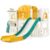 Garvee Toddler Slide 8in1 Indoor Outdoor Playset Age1-3Green
