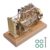 Gasoline Engine Model Kit, 12cc Vertical 4-Cylinder Water-Cooled OHV Internal Combustion Engine Model with Mechanical Speed Limiter for STEM Learning & Physical Experiment Demonstration