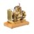 Gasoline Engine Model Kit, 5cc Vertical Synchronous Twin-Cylinder Water-Cooled OHV Internal Combustion Engine Model with Mechanical Speed Governor for STEM Learning & Physical Experiment Demonstration