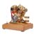 Gasoline Engine Model Kit, Miniature 4.3CC OHV V-Twin Double-Cylinder 4-Stroke Air-Cooled Internal Combustion Engine Model for STEM Learning & Physical Experiment Demontration