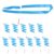 GATHINESS 12pcs Blue Ribbon Dance Wands for Lightweight and Portable Rhythmic Gymnastics Twirling Sticks with Steel Rods, for Classroom and Dance Activities
