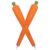 GATHINESS 2pcs Handmade Wood Carrot Pen with Ergonomic Design for Notetaking, Cute Cartoon Style Wooden Gel Ink Pen, for Creative Bag Fillers and Office Use