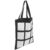 GATHINESS Black Cloth Tote Reusable Grocery Shopping Bag with Handles