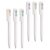 GATHINESS Plastic Hourglass Gel Ink Pen Innovative Design 6pcs with Smooth Writing and Sturdy Build for School Supplies and Office Writing Tools, for Students and Teachers