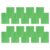 Gatuida 20 Sheets Green Metallic Cardstock Paper A4 Size Shiny Mirror Surface with Gold Foil Layer for Easy Crafting and Resists Peeling, for Classroom Crafts and Craft Fairs