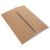 Gatuida 4pcs White Tri Fold Poster Boards Portable Corrugated Paper Presentation Boards with Triple Fold Structure for Science Fair and Exhibitions, Space-saving School Project Display