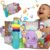 GauJat Cloth Books for Babies 0-6-12 Months, Interactive Soft Sensory Toy with Lights, Sounds & Music, Bite-Proof Educational for Newborns, Infants & Toddlers 0-3 Years (Forest Animals)