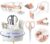 Gawsey Rose Gold Desk Organizers and Accessories with Desk Organizer 360° Rotating Pen Holder and Office Supplies, Cute Stationery Supplies Set
