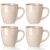 GBhome 12OZ Coffee Mugs Set of 4, Stoneware Coffee Mugs Set, Dishwasher & Microwave Safe