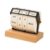 Gcljlmy Rotary Perpetual Desk Calendar Desktop Calendar Artwork Wooden Wheeling Calendar