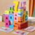 Gdaytao 20PCS Wooden Number Building Blocks 1-10 – Montessori Math Stacking Number Blocks Toys with Counting Games, Bright Digital Building Blocks Friends of 10, STEM Learning Toys for Kids Ages 3-8