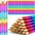 Gdotmely 96 Pieces Rainbow Colored Pencils, 4 in 1