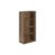 Geelife Bookshelf, Bookcase, Etagere, 5 Tier, 48″ h, Office, Bedroom, Brown Laminate, Contemporary, Modern, Particle Board