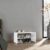 Geelife Small Shoe Rack with Three Open Shelves, Compact Modern Organizer for Entryway or Closet, Particle Board, White
