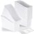 Geetery 6 Pcs Book Bin for Classroom with Labels Stackable Plastic Organizing Bins 11.5 x 5.4 x 7.5 in Book Holders Storage Bins Box Baskets for Classroom Library Home (White)