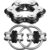 Gejoy Fidget Toy Set Include Six Roller Chain Fidget and Key Flippy Chain Stress Reducers for Autism Stress and Anxiety Relief (Black)