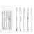 Gel Pens, 0.5mm ST & CS Fine Point Black Ink Fine Point Smooth Writing Pens