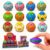 Gemmicho 12 Pack Fidget Toys, HelixCore Spinner Balls, Press to Spin Toys
