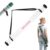 Gemscream 1 Pcs 37 Inch Mahjong Mat Storage Tube Plastic Waterproof Mahjong Mat Holder with Strap and Printed Outdoor Travel Storage Tube for Board Games Yoga Mats Tripod, Mats Not Include (Clear)