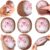 Gemscream 5 Pcs Hedgehog Foam Balls for Adults Funny Reliever Ball