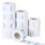 Generic 10 Rolls Disposable Barber Paper Neck Strips, Total 1000 Count Stretchy Paper Neck Band, 2.6 x 12 Inches Salon Barber Neck Band Hairdressing Tool