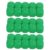 Generic 16MM Dice Set 30PCS Rounded Plastic Dice for DIY Games Math Teaching and Board Games (Green)