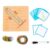 Generic 1 Piece Sensory Toys Fine Motor Skills Wooden Educational Math Manipulatives Geometric Shapes Board for Early Problem Solving Suitable for Preschool, Large Geoboard (64 pegs)