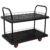 Generic 2-Shelf Heavy Duty Utility Cart 880lbs Capacity Multipurpose Mobile Service Cart with Wheels Rolling Carts for Home Office Restaurant Warehouse
