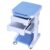 Generic 3 Tier Beauty Salon Rolling Trolley with 2 Drawers 4 Wheels Mobile Storage Carts Max 110LBS Load Lab Ultrasound Carts for Hospital Clinic Beauty Salon SPA Office