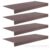 generic 4 Pcs Wire Rack Covers 0.32in Thick Removable PVC Shelf Organizer