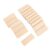 Generic 50Pcs Wooden Tenon Set High Strength Durable Dowel Block for Furniture Assembly Projects 8x22x50mm