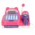Generic Cash Register Toy Set Interactive and Educational Checkout Play for Boys and Girls 3 Years Plus Plastic Toy with Accessories (Pink)