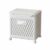 Generic Folding Laundry Basket Laundry Hamper Laundry Sorter With Lid Two Section Ventilated PP Foldable With 360 Degree Wheels Suitable for bedroom laundry room dorm studio, White, Short