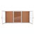 Generic Lockable Outdoor Bulletin Board Weatherproof Enclosed Wall Display