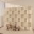Generic Paper Folding Room Divider, Freestanding Adjustable Privacy Partition Screen, Portable Retractable Wall Panel, Anti-Tip Space Separator for Home Bedroom Office Studio (White, H70.9 xL78.7)